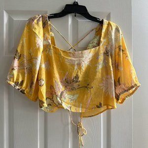 NWT! Open Back Crop Top from H&M SzM